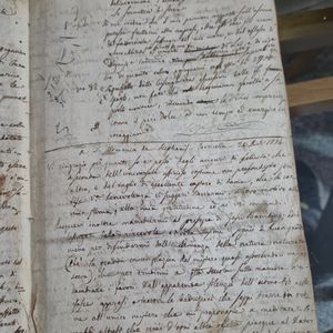 Documenti dell'archivio privato della famiglia Pellicciotti