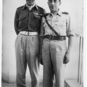 Il maggiore Willhelm Lewicki con Ettore Troilo, 1944