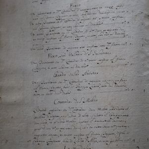 Inventario dei terreni appartenenti all'Università di Ferrazzano 1742