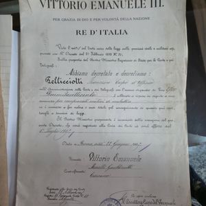 Documenti dell'archivio privato della famiglia Pellicciotti