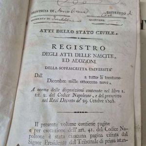 Documenti dell'archivio comunale di San Giovanni Teatino (CH)