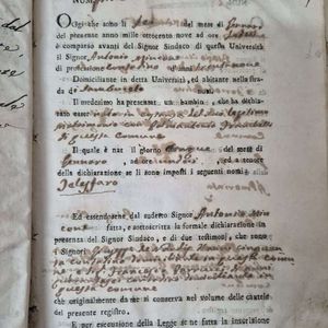 Documenti dell'archivio comunale di San Giovanni Teatino (CH)